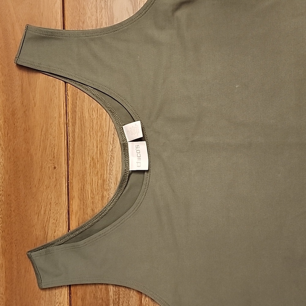 Chicos size 2 green tank